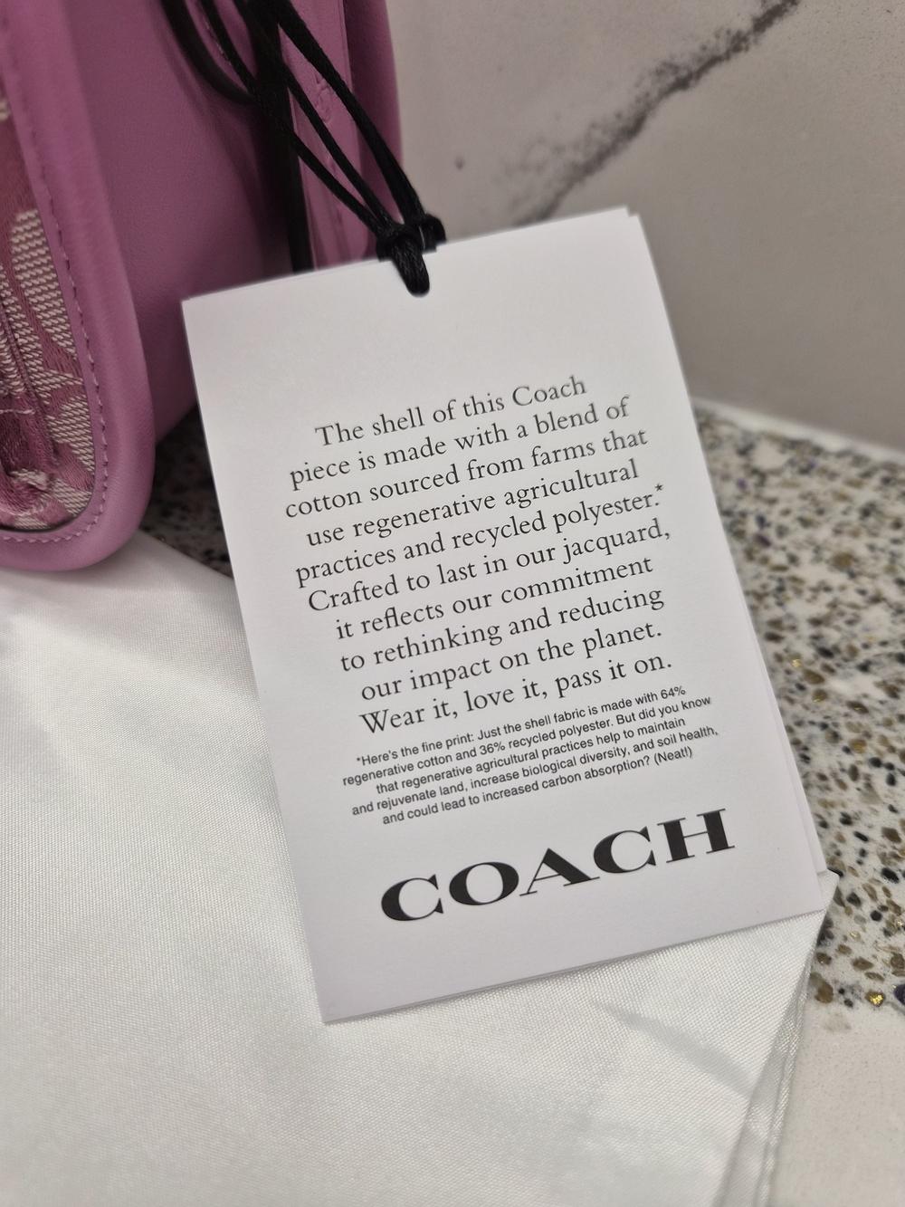 Brain Dead x Coach Signature Jacquard Twin Turnlock Waverly Bag in Fuchsia - Picture 11 of 13
